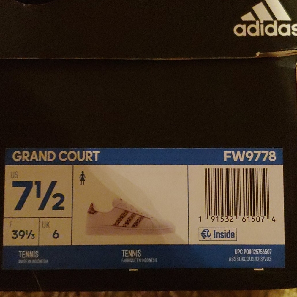 NIB Adidas Leopard Grand Court - Picture 5 of 6